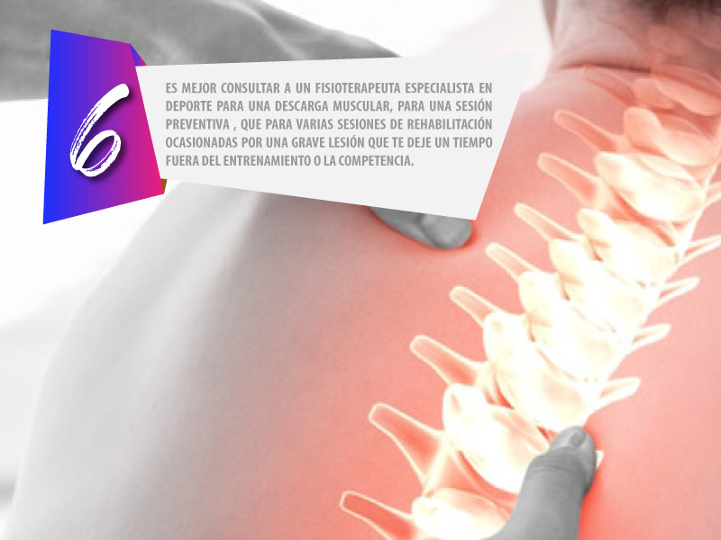 fisioterapeutas y rehabilitación deportiva