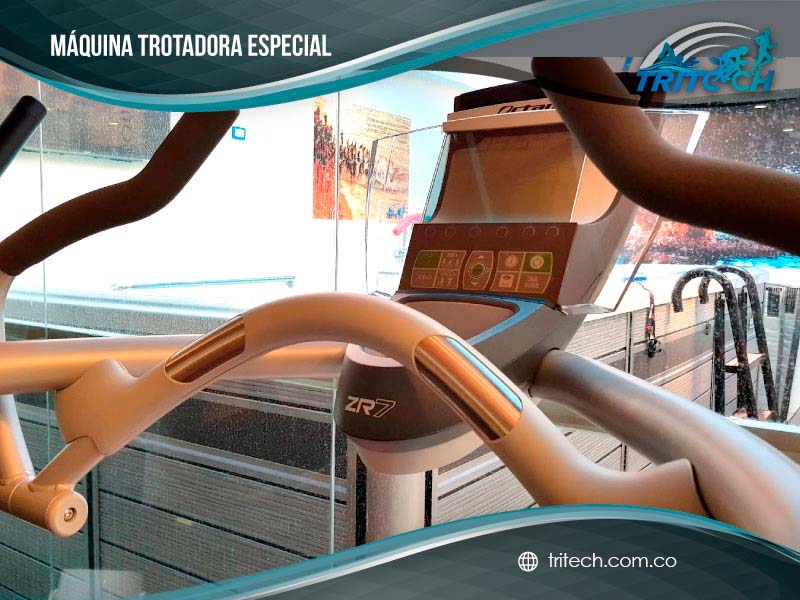 Maquina trotadora curva para corredores 