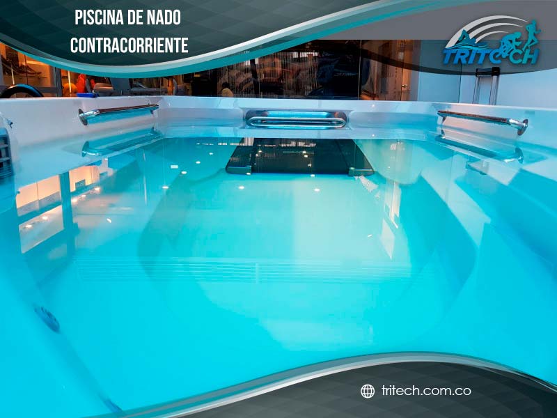 piscina de nado contra corriente para Triatletas 
